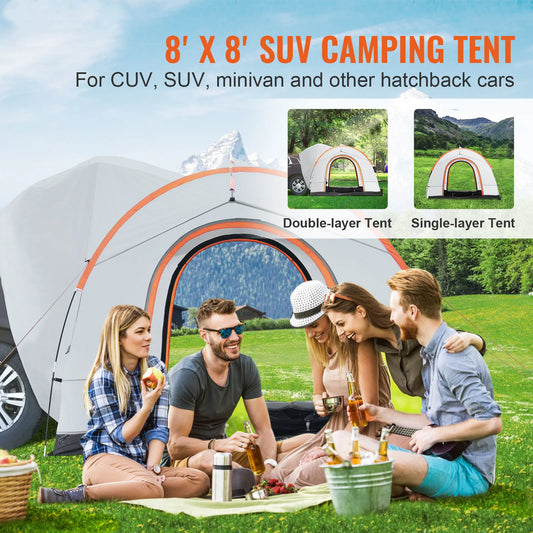 SUV Camping Tent, 8'-8' SUV Tent Attachment