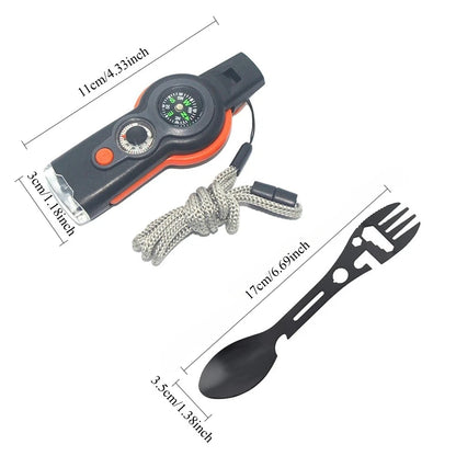 Seven in One Multifunctional Outdoor Survival Tool
