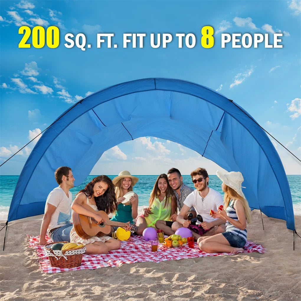 Camping beach tent suitable for 4-8 people,