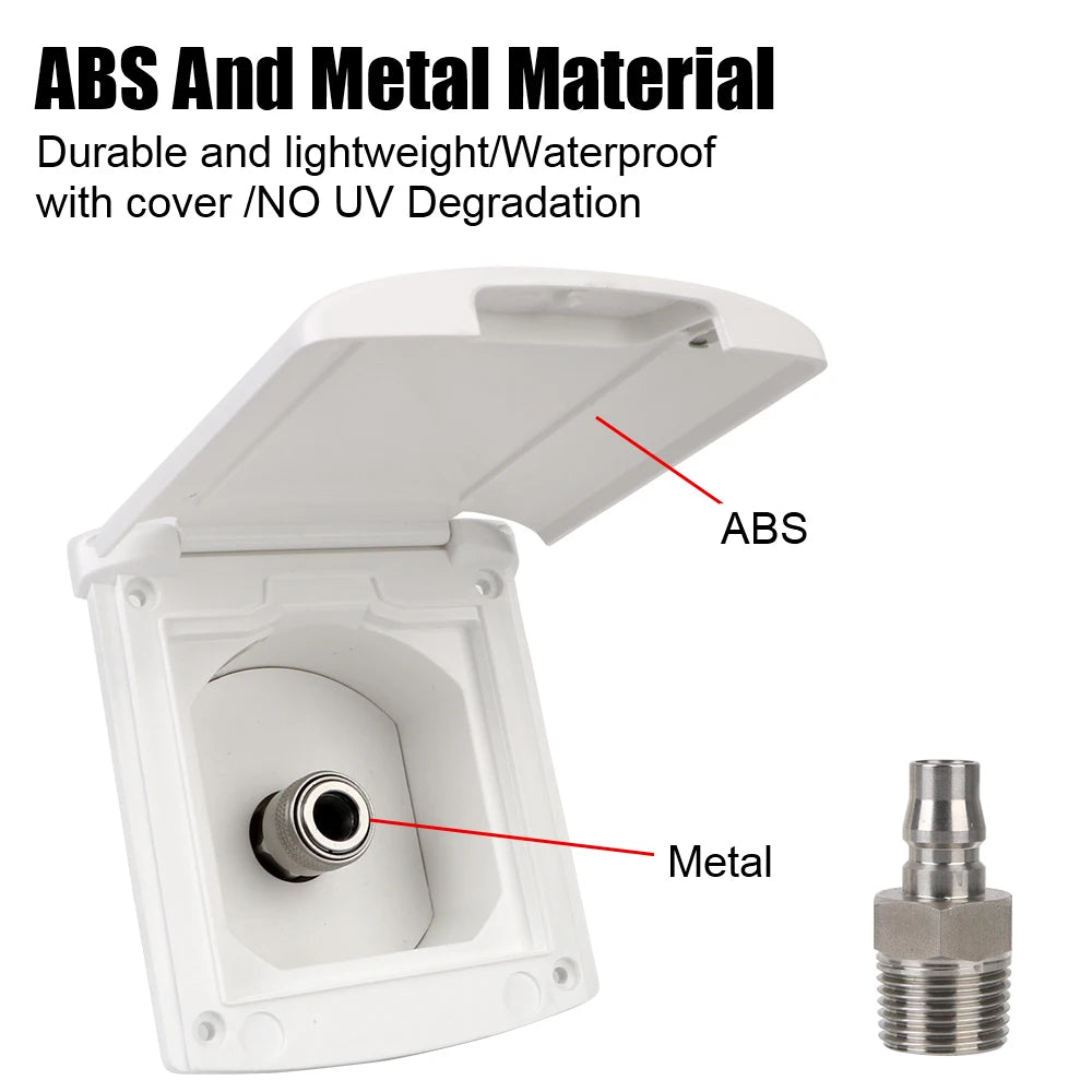 RV Camper Water Inlet Outlet Hatch