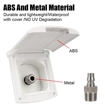 RV Camper Water Inlet Outlet Hatch