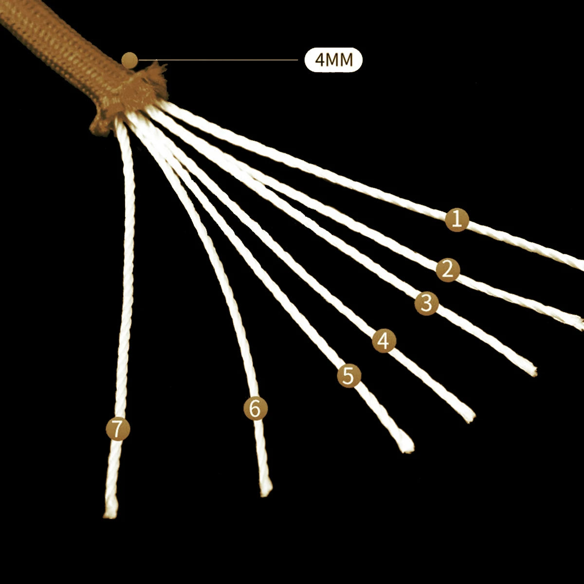 550 Paracord 305M  1000FT 250FT 100FT  7 Cores Camping,  Survival, Tent Accessories