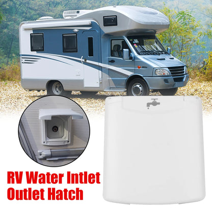 RV Camper Water Inlet Outlet Hatch