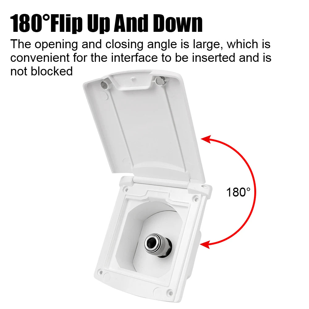 RV Camper Water Inlet Outlet Hatch