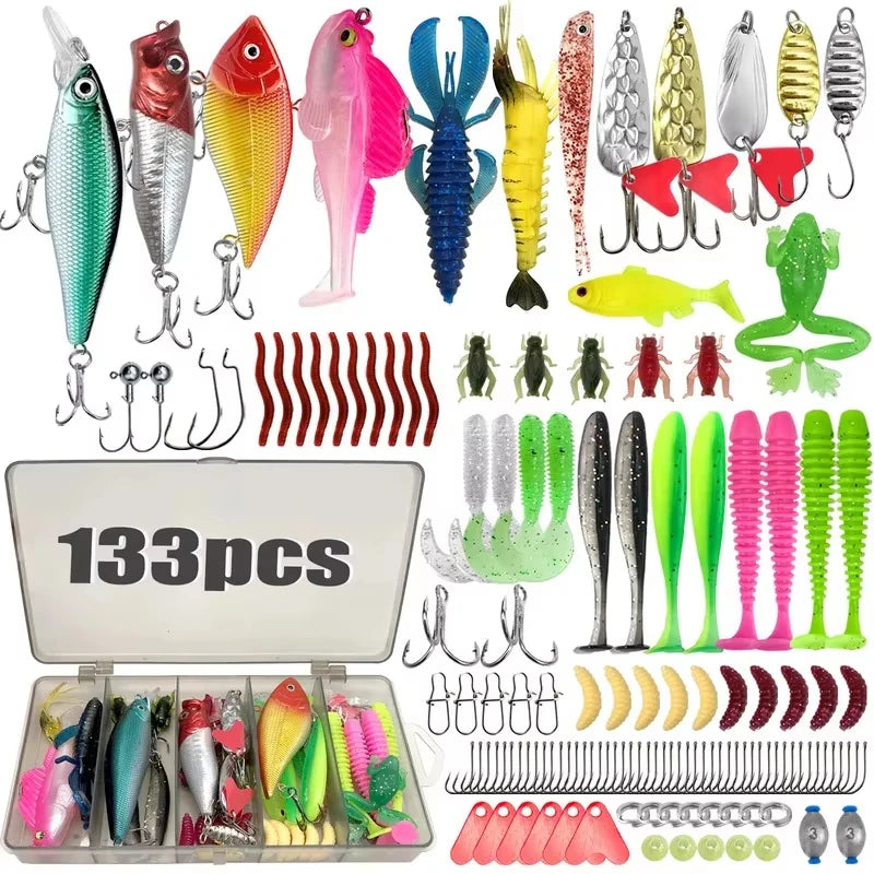 107 Piece Lure Fishing Set