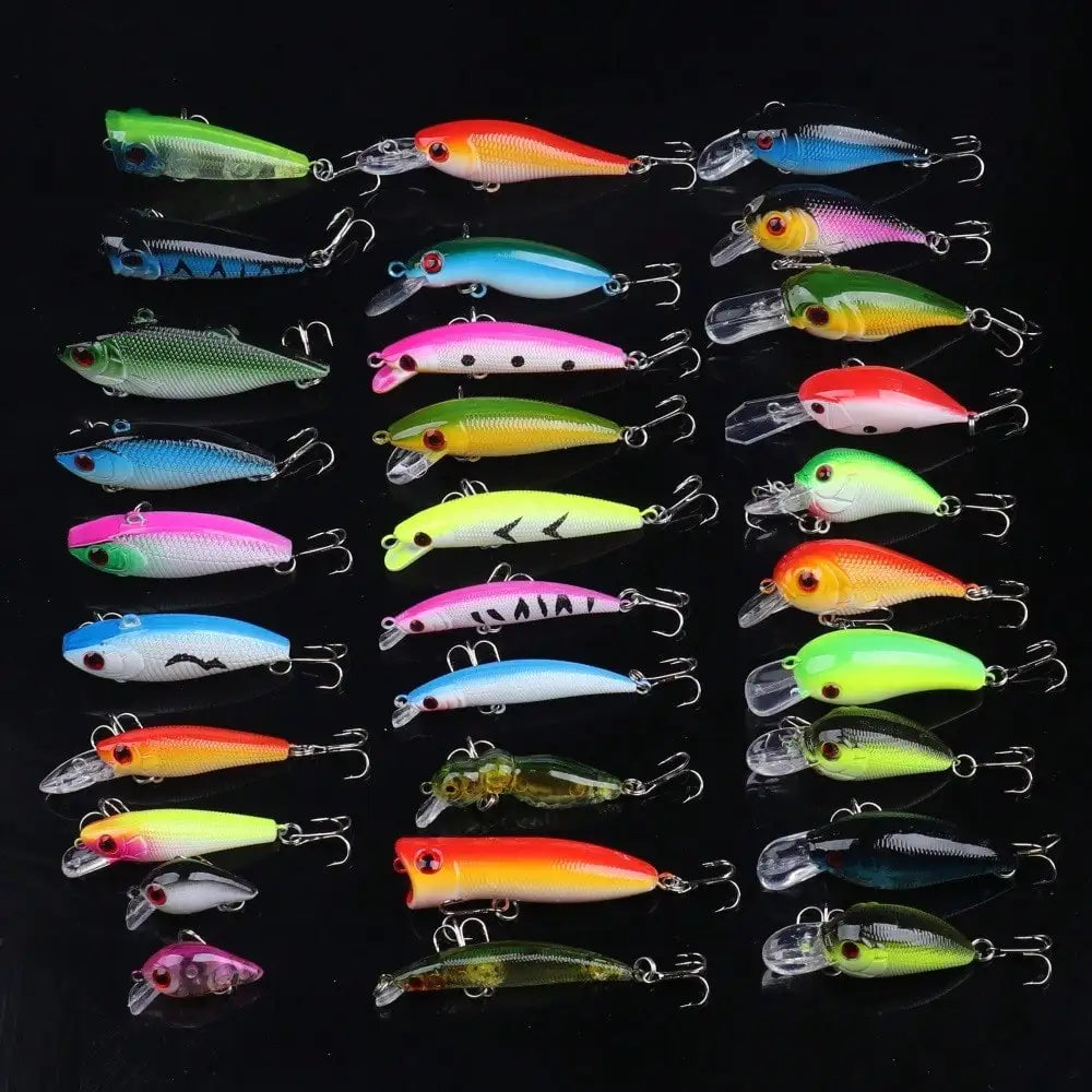 30pcs Mini Fishing Lure Kit