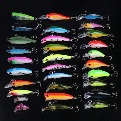 30pcs Mini Fishing Lure Kit