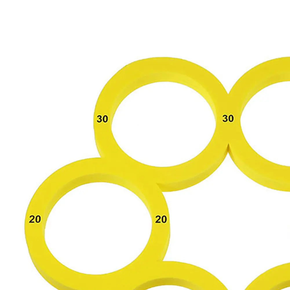 10 Rainbow Balls Floating Ring