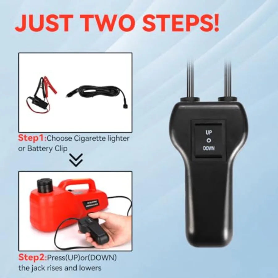 Electric Car Jack 5 Ton 12V Hydraulic Jack