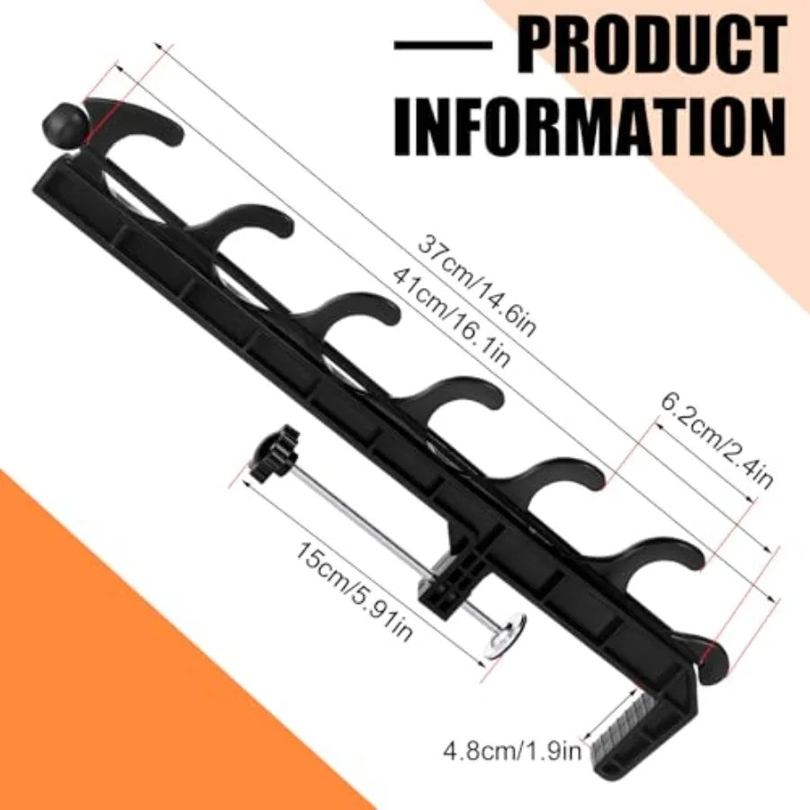 2 Sets Truck Bed Fishing Rod Holder,