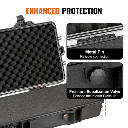 Hard Rifle Case Portable Long Gun Storage Suitcase