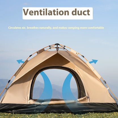 Pop-up Instant Golden Tent - Sun & Rain Shelter