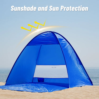 Pop-up beach tent,with handbag -