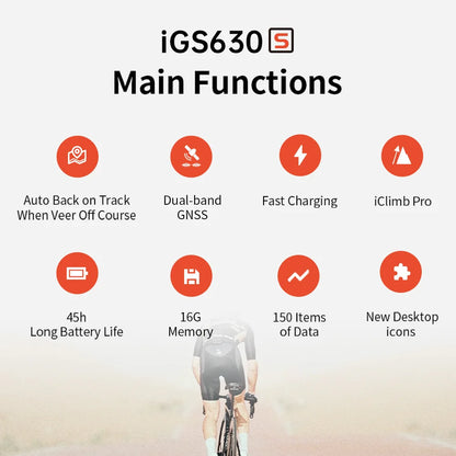 Cycling Computer Dual Band Global GPS