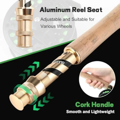 Fly Fishing Rod and Reel Combo,
