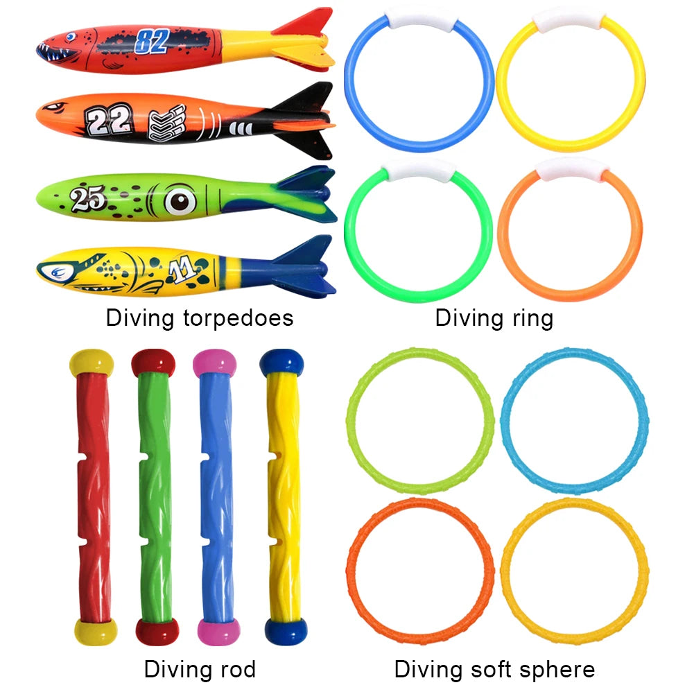 4Pcs Pool Games Sinking   Swimming Pool Accessories