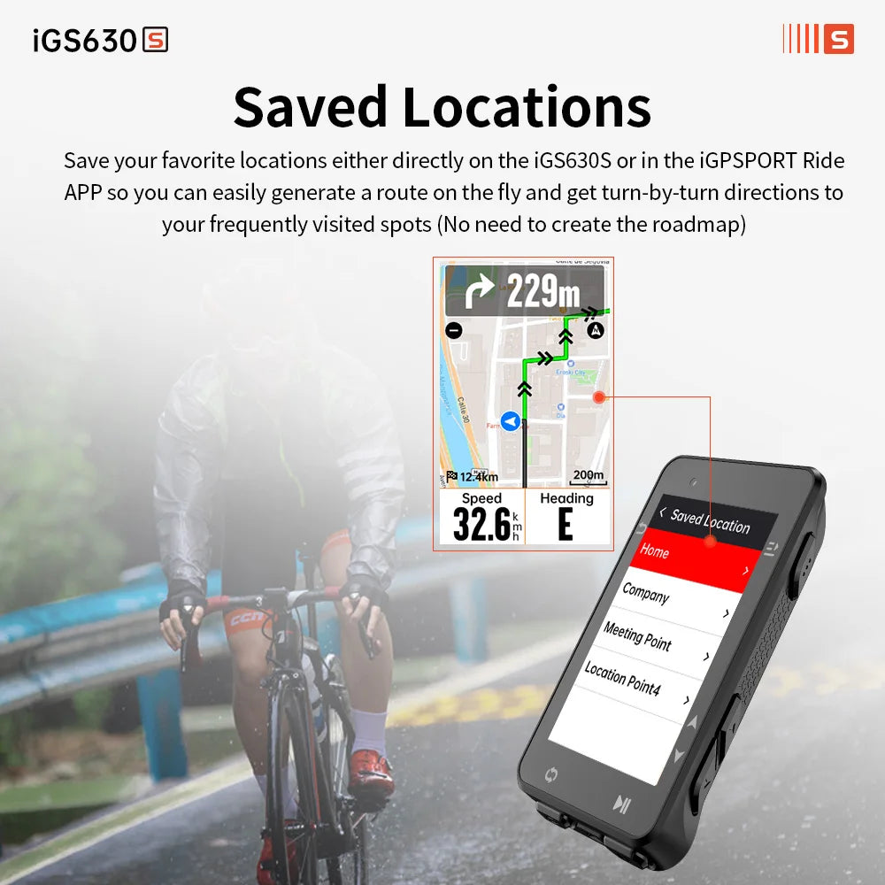 Cycling Computer Dual Band Global GPS