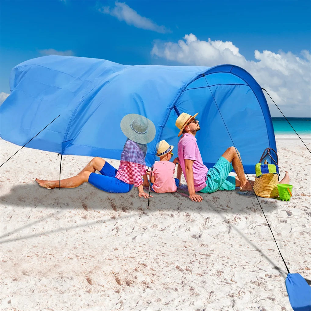 Camping beach tent suitable for 4-8 people,