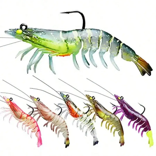 1pc Soft Shrimp Style Soft Plastic Fishing Lures,