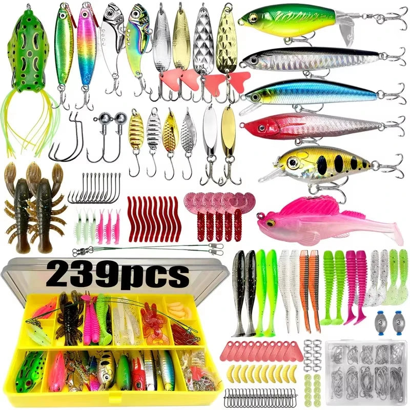 107 Piece Lure Fishing Set