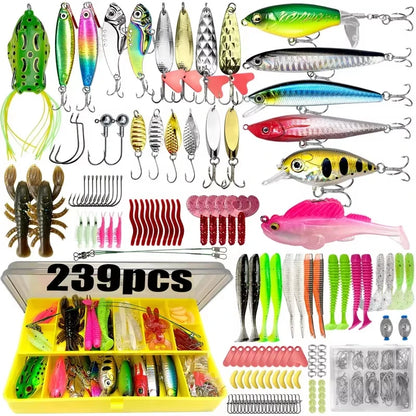 107 Piece Lure Fishing Set