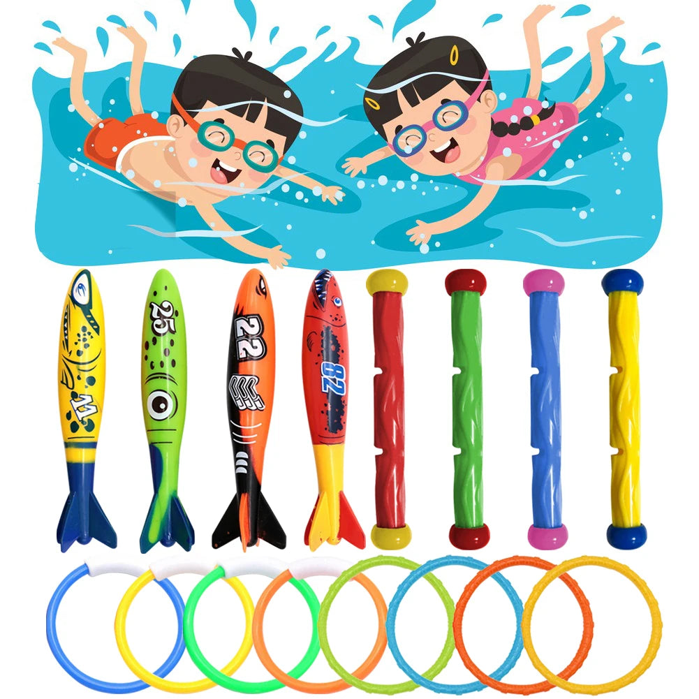 4Pcs Pool Games Sinking   Swimming Pool Accessories