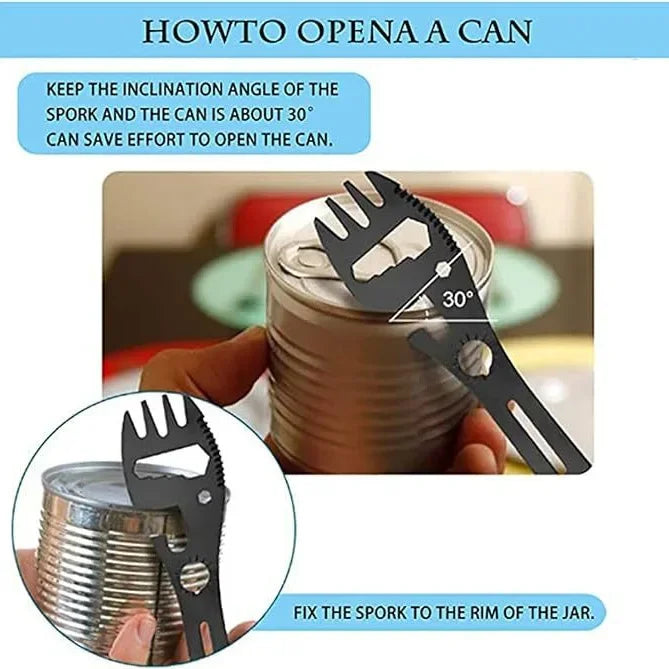 Seven in One Multifunctional Outdoor Survival Tool
