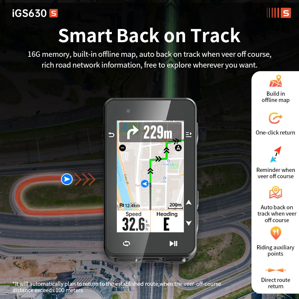 Cycling Computer Dual Band Global GPS