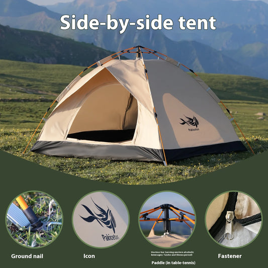 Pop-up Instant Golden Tent - Sun & Rain Shelter