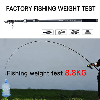 Telescopic Surf Spinning Rod 3.6/4.2/4.5/5.0/5.3m \