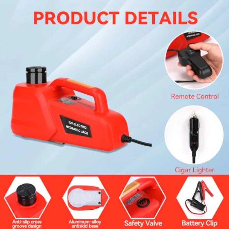 Electric Car Jack 5 Ton 12V Hydraulic Jack