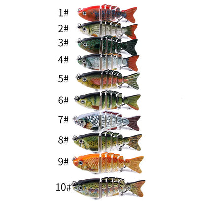 1PCS 8cm 13g Lifelike Fishing Lure Swimbait,