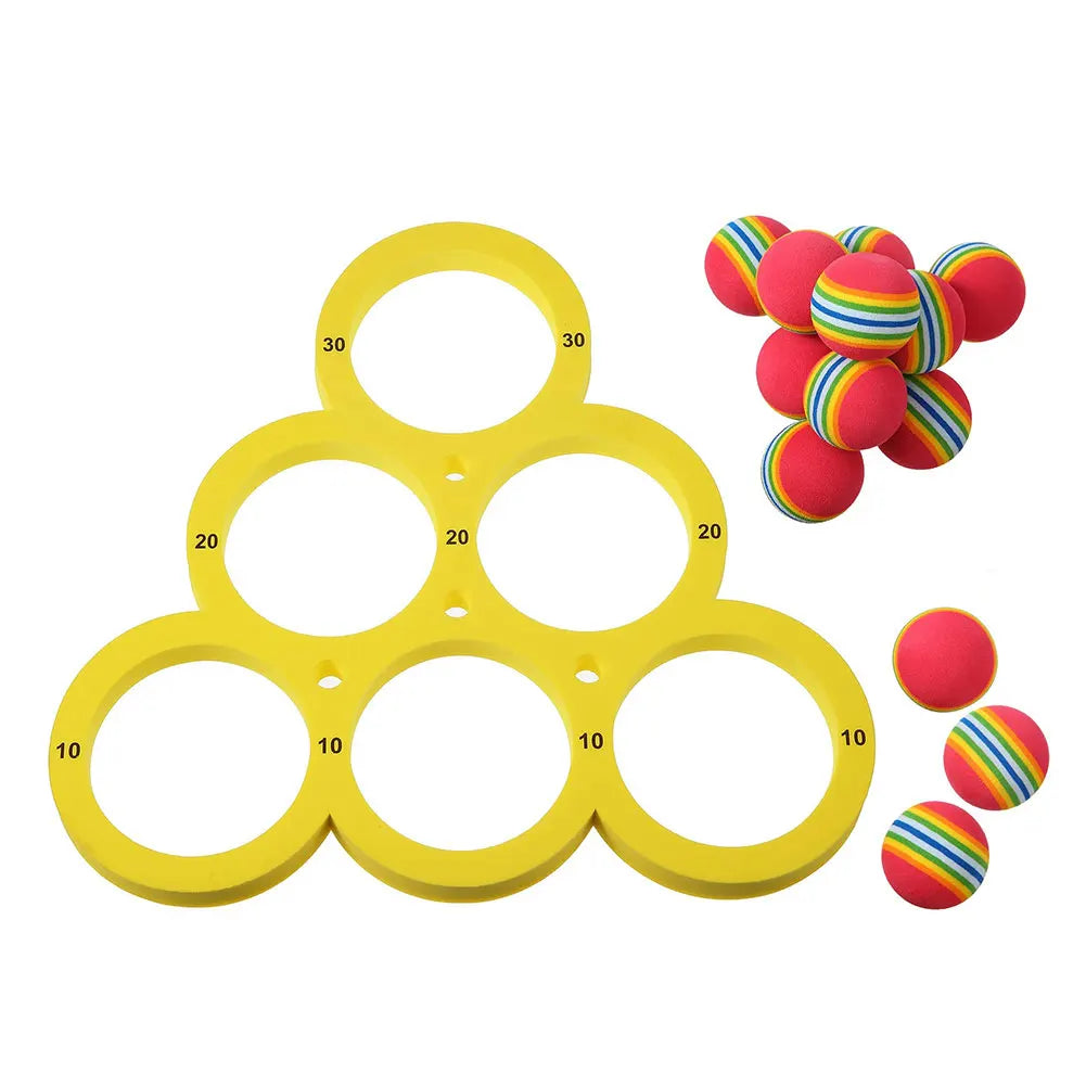 10 Rainbow Balls Floating Ring