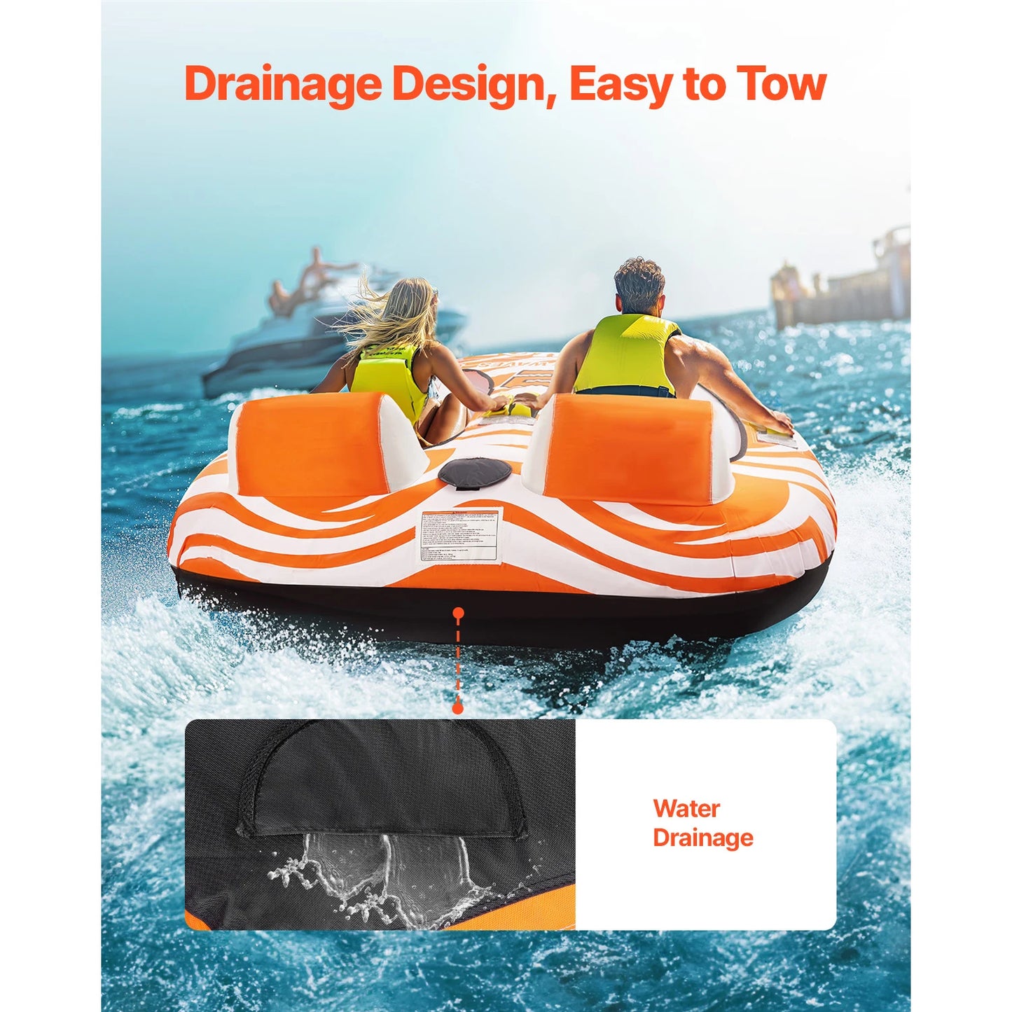 Towable Tubes for Boating 2Person