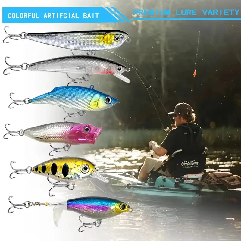 107 Piece Lure Fishing Set