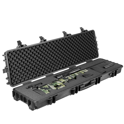 Hard Rifle Case Portable Long Gun Storage Suitcase