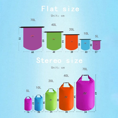 5/10/20/40/70L Waterproof Dry Bag Sack