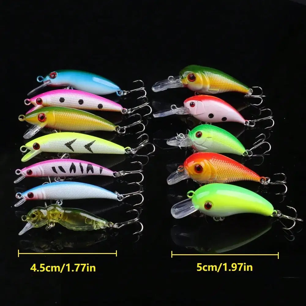 30pcs Mini Fishing Lure Kit