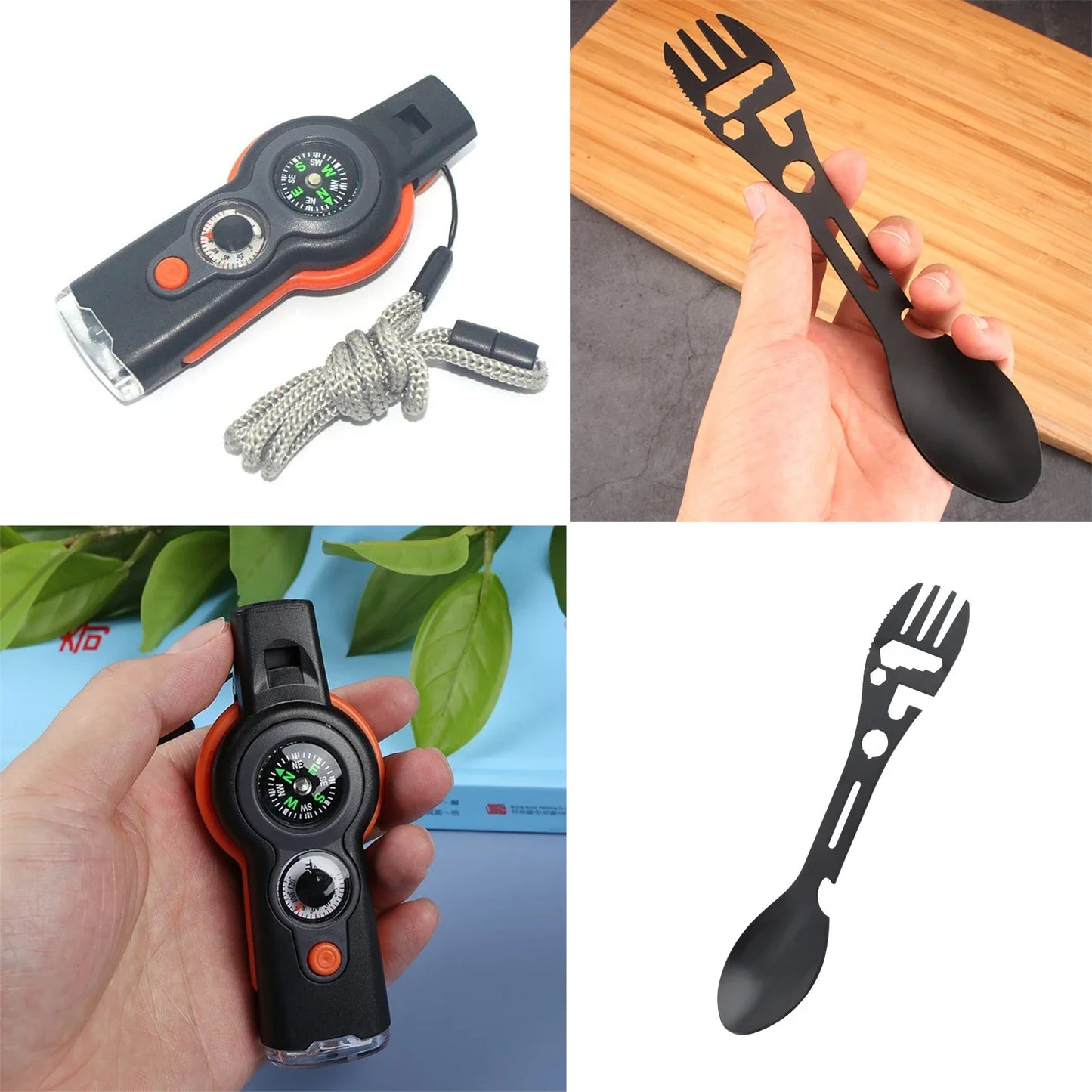 Seven in One Multifunctional Outdoor Survival Tool