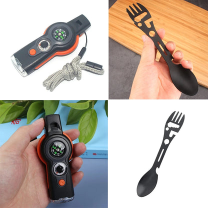 Seven in One Multifunctional Outdoor Survival Tool